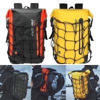 Motorcycle Bag Multifunction Tail Bag Waterproof Bag Motorcycle Backpack With Reflective Motorcycle Helmet Mesh