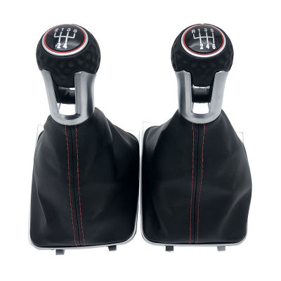 【2023】For VW Volkswagen Golf 7 MK7 GTI GTD 2013-2018 Car Manual Gear Shift Knob With Boot Cover Handle Case Collar