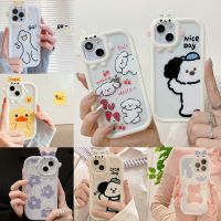 ?เคสสำหรับ iPhone?เคสลายการ์ตูน เคส For iPhone 11 Pro Max 12 13 14 Pro Max X XR XS Max XR 6 6S 7 8 Plus SE 2020 Case TPU แบบนุ่มบางพิเศษสำหรับเด