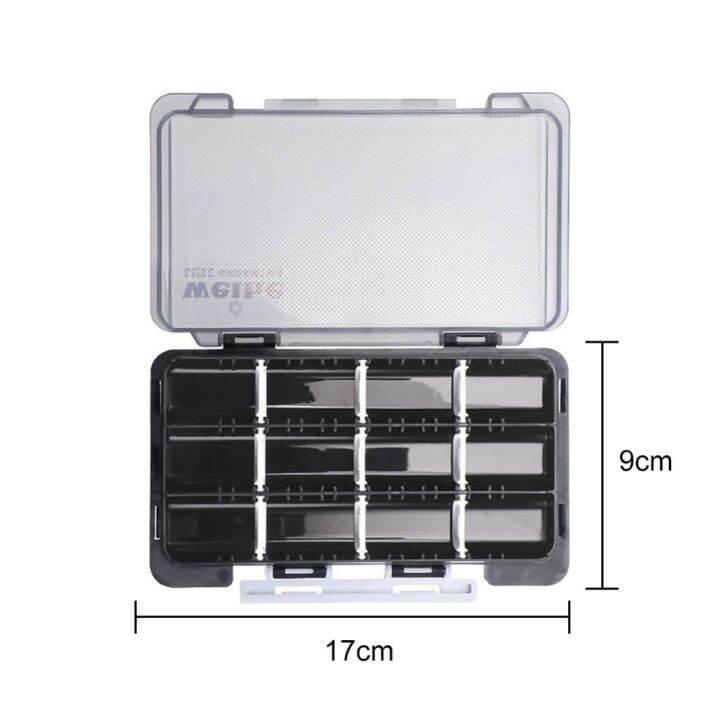 sdgfh-กล่องใส่อุปกรณ์ตกปลา-อุปกรณ์จัดระเบียบ-peralatan-pancing-สามารถนำกลับมาใช้ใหม่ได้มี12ช่องอเนกประสงค์สำหรับชาวประมงที่ถอดออกได้กล่องใส่อุปกรณ์ตกปลากล่องใส่เหยื่อเหยื่อตกปลากล่องเก็บสินค้าเหยื่อฟล