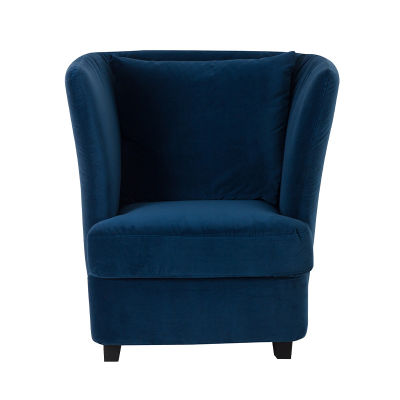 modernform เก้าอี้พักผ่อน รุ่น GINA หุ้มผ้ากำมะหยี่สีน้ำเงิน