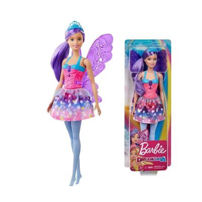 ของขวัญของเล่นสำหรับเพลย์เฮาส์เจ้าหญิงสังคมเคลื่อนย้ายได้คอลเลกชันตุ๊กตาปีก Barbie เอลฟ์ที่สวยงามน่ารักตุ๊กตาบาร์บี้
