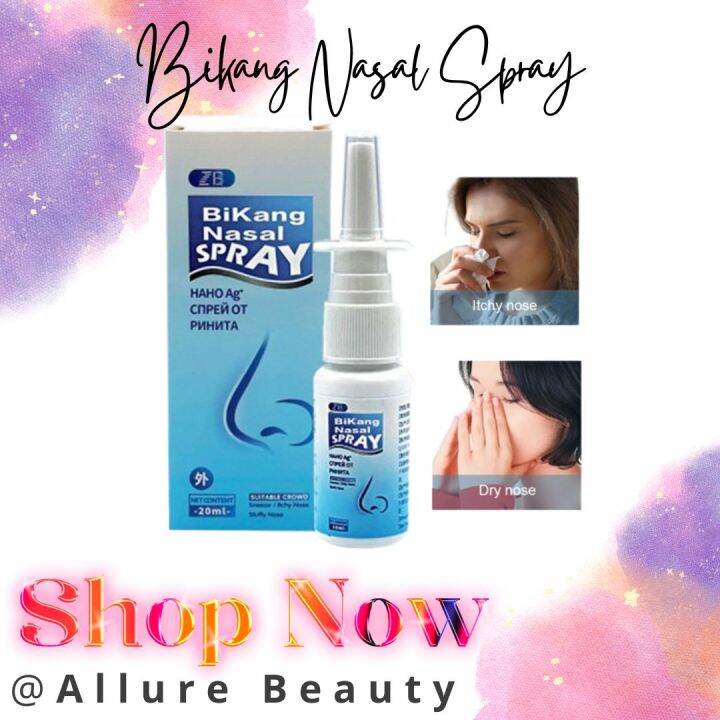 Bikang Nasal Spray Rhinitis Spray for Stuffy nose Sinusitis Runny nose ...