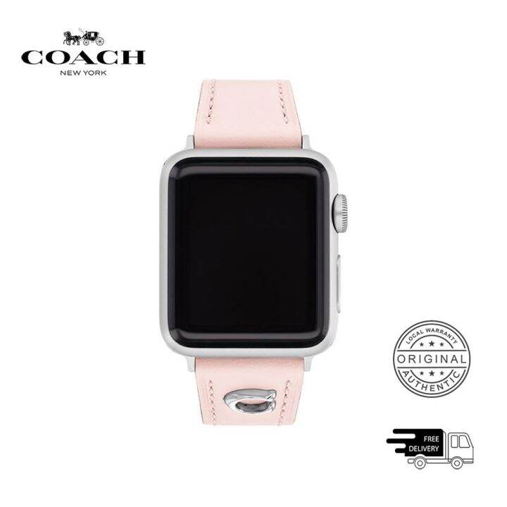 Coach Apple Watch® Strap Blossom Calfskin 38mm 14700087 Lazada