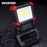 Rechargeable Led Work Light Waterproof Emergency Portable Lights with Stand 270° Rotating Foldable Spotlights For Car Repairing