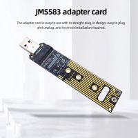 Lamberts M.2 NVME To USB 3.1 10Gpbs Converter Reader In-line Type Card JMS583 Chip PCI-E/M.2  Nvme