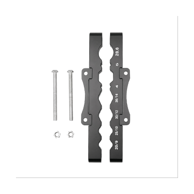 1 Pcs Rear Shock Suspension Fork Repairing Tool Vise Inserts Clamp Jaw Hub Pedal Fixtures Universal Bike Accessories Aluminum Alloy Durable -Black