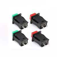 10PCS DS-429  Self-locking/Reset Red/Green Push Button ON-OFF Square 14mm Switch 1A/250VAC 3A 125V DS429B  Power Points  Switches Savers