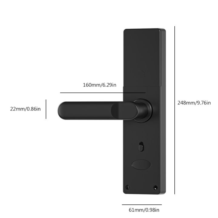 tuya-ประตูบานเลื่อนไม้ประตูล็อคอัจฉริยะ-wifi-รหัสผ่านล็อคประตูกับอิเล็กทรอนิกส์อุปกรณ์ควบคุมแอปกันแอบดู