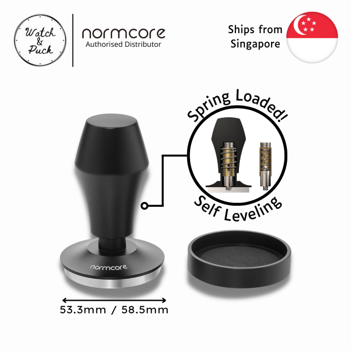 Normcore Spring Loaded Self Leveling Tamper 53.3mm / 58.5mm Latest V4