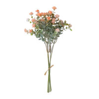 Romaine 1ช่อดอกไม้ช่อดอกไม้ปลอมยูคาลิปตัสปลอมสำหรับห้างสรรพสินค้า1ช่อแฟนซี