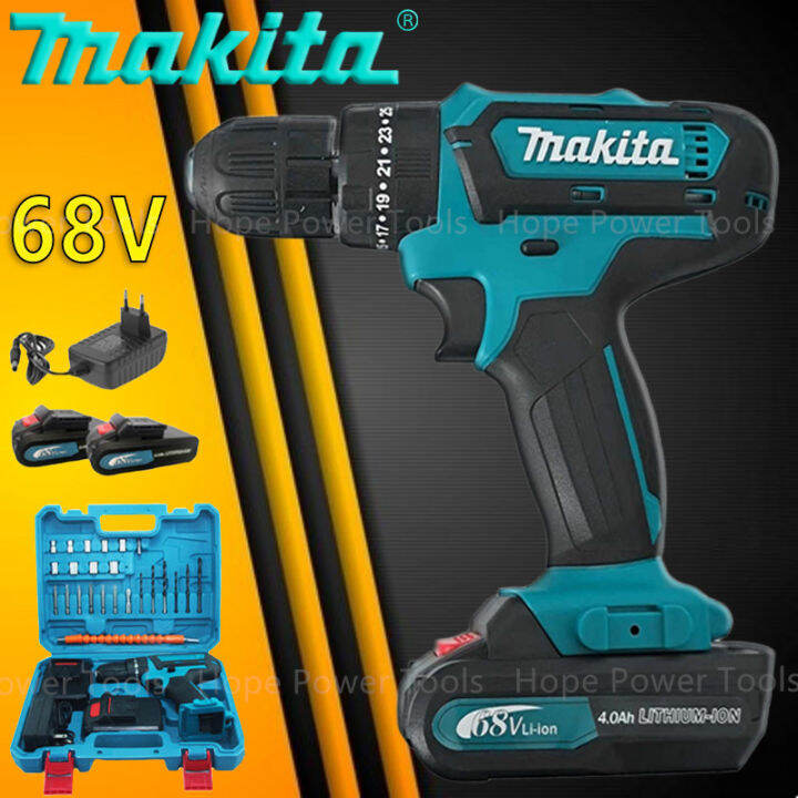 Makita Cordless Drill 68V Electric Hammer Impact Cordless Electric