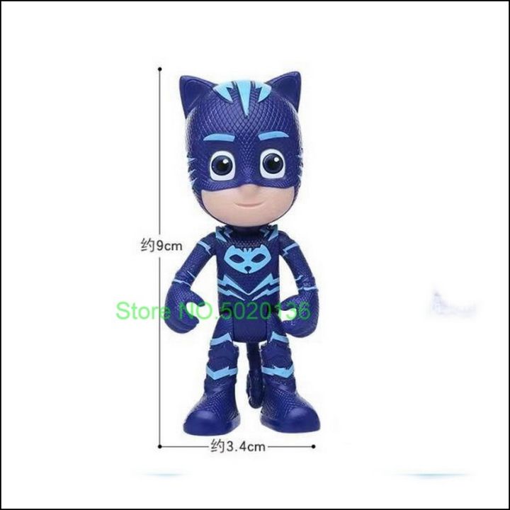 ฟิกเกอร์-catboy-3ชิ้น-ล็อต-pj-owlette-และชุดของเล่น-gekko-3แพ็ค