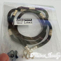 PreciousJewelry สร้อยคอเงินเชือกปล้อง(ขนาดสร้อย4มิล) เงินแท้92.5%