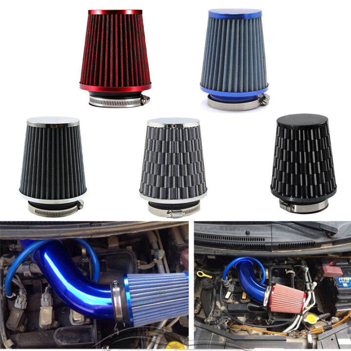 Universal Car Air Filter 3inch Cold Air INTAKE Supercharger for 76mm intake hose Lazada PH