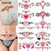 hot！【DT】✟✥№  20 Pcs Tatoo Sex Temporary Tattoos Stickers 3d Fake Womb