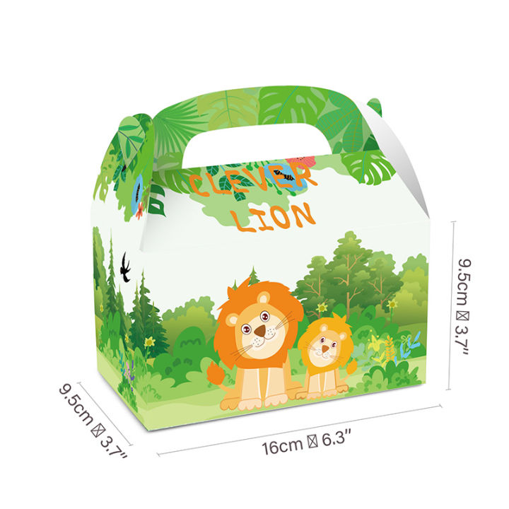 12pcslot-lovely-animal-candy-box-lion-zebra-elephant-gift-box-lionmonkey-portable-biscuit-box-for-kids-birthday-party-supplies