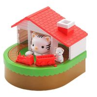 Piggy Bank for Kids, Electronic Cat House Coin Bank Cat &amp; Mouse Money Bank Automatically Stealing Money Box Saving Box