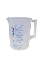 บีกเกอร์พลาสติก สเกลสี 2000ml POLYLAB รหัสสินค้า 02-VK31-06