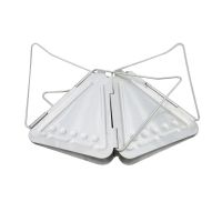 Coffee Filters Holder Stainless Steel Filters Holder Portable Filters Holder Compact Folding Coffee Filters Rack Tool