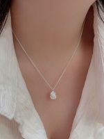 2023 New S925 Sterling Silver Pearl Pea Necklace With Small Crowd Design, Versatile, Irregular, And High Sense Jewelry Geometry