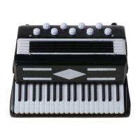 Mini 1/12 Dollhouse Wooden Accordion Miniature Musical Instruments Model Collection Home Decor Toys