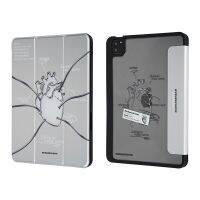 เคส Case Ipad หัวใจ Cyberpunk สีเงินสำหรับ Y2k อากาศ4 2021 2020ดินสอ Apple Mini 11 3 12.9 Pro Ipad