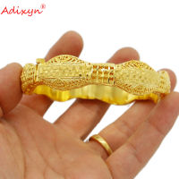 Adixyn African Bridal Hand Bangle For Women Dubai Cuff celet Arabic Luxury Jewelry Nigeria Jewellery Gifts N022238