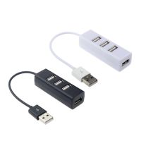 4-Port Usb 2.0 Hub One Drag Four Splitter Hub Plug And Play Mini Small Socket Hub /Usb 4-Port Splitter