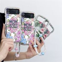 เคสโทรศัพท์ลายการ์ตูนน่ารักปลอกสำหรับ Samsung กาแลคซี Z ฝาพับ5พับสำหรับ Z Flip5 Flip Z 5แบบพกพาเคสป้องกันโทรศัพท์ TPU นิ่มป้องกันการตกพร้อมสายคล้อง