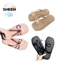 SHEEN : FlipFlop รองเท้าหูคีบ รองเท้าแตะแบบคีบ มีโบว์น่ารัก สไตล์สาวหวาน พื้นหนา นุ่ม สีสวยละมุน มี 3 สี ?