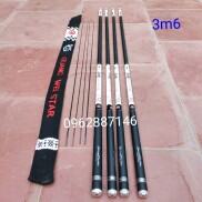 cần câu tay gw 5h 6h catbon 3m6 tặng đọt phụ siêu khỏe
