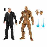 เทพนิยายอินฟินิตี้ Marvel Legends เครื่องหมายไอรอนแมน XXI &amp; Hogan Hogan 2แพ็คออกสุดพิเศษ6 "ตุ๊กตาขยับแขนขาได้หลวม