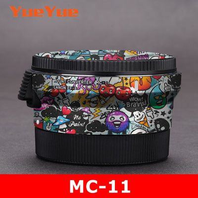 สำหรับ MC11ซิกม่าแหวนอะแดปเตอร์กล้องถ่ายภาพกันรอยขีดข่วนสติกเกอร์เลนส์ MC-11โคฟผิวฟิล์มป้องกัน