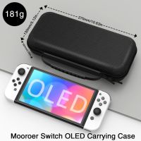 Mooroer เคสพกพา Nintend Switch OLED กันน้ำแข็งกระเป๋าเก็บของป้องกันสำหรับ Nitendo Switch คอนโซลและเคสอุปกรณ์เสริมสำหรับเกม