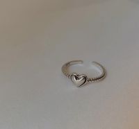 littlegirl gifts- Twist love heart-shapeds ring(free size)