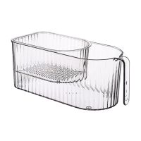 【CC】 Multifunctional Storage Organizer Drain Basket Multilayer Fruit Bowl for Desktop Hotel Countertop Pantry Sundries