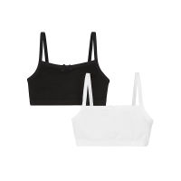 เสื้อชั้นในเด็ก Mothercare Black and White Crop Top - 2 Pack KA785