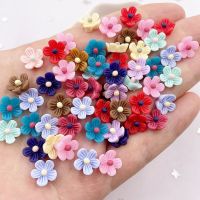 【CW】 50pcs Resin 10mm Colorful Flatback Stones Scrapbook Wedding Applique Supplies L612