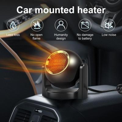 ฮีตเตอร์ติดรถยนต์ฮีตเตอร์ติดรถยนต์กระจกหน้ารถยนต์12V 150W,เครื่องไล่ฝ้ากระจกบังลมพัดลมทำความร้อนพัดลมฮีทเตอร์ในรถยนต์เสียงรบกวนต่ำพัดลมฮีทเตอร์ในรถยนต์