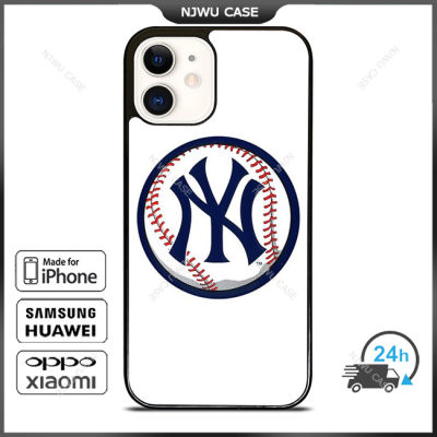 New York Yankees Ball Phone Case for iPhone 14 Pro Max / iPhone 13 Pro Max / iPhone 12 Pro Max / XS Max / Samsung Galaxy Note 10 Plus / S22 Ultra / S21 Plus Anti-fall Protective Case Cover