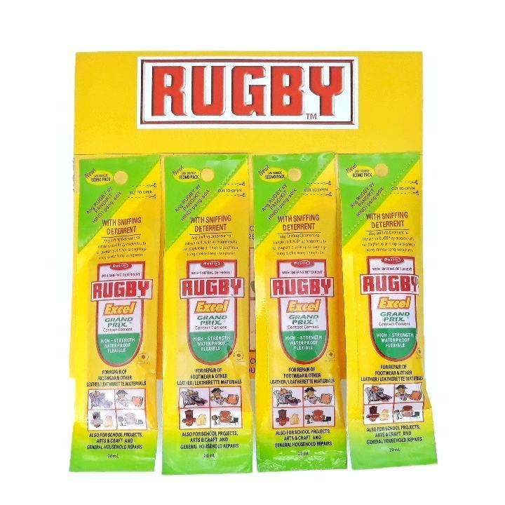 4 Rugby Excel (20ml) Glue by Bostik All Purpose Adhesive Waterproof