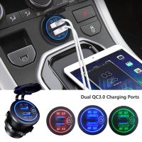 【hot】▽❡❁  Car Charger Socket Fast Charging 3.0 USB with Accessories