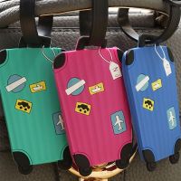 【DT】 hot  Luggage Pattern Women Men  Luggage Tag Travel Accessories PVC Suitcase ID Addres Holder Baggage Tag Portable Label