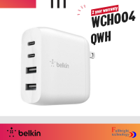 Belkin รุ่น WCH004DQWH BOOST CHARGE PRO - Power Adapter - 98 Watt - PD - 4 Output Connectors อะแดปเตอร์ (100 วัตต์) ประกันศูนย์ไทย