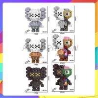 [ size L ] Kaws art / Kaw / BearBrick Jumbo - ตัวต่อ นาโนบล็อก Nanoblock Size L [ 68113 68114 68115 68183 68184 68185 ]