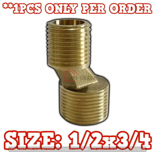 1PCS Brass Eccentric Faucet Nipple Rain Shower Diverter Valve Brass