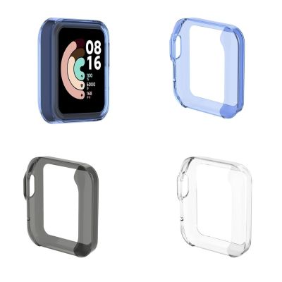 Ultra-Slim TPU Watch Case Skin Protective Cover Shell for -Xiaomi Mi Watch Lite Global Version for Redmi Watch Accessories Cases Cases