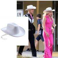 XP Barbie cowboy hat Bridal white lace cap with string  PX