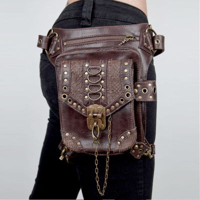 Steampunk Motorcycle Womens Bag New Gothic Small Bag Unisex Crossbody Bag Mini Travel Fanny Pack One Piece Dropshipping